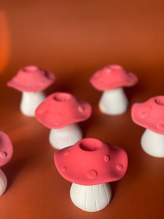 Pookie Mushroom Candle Holder